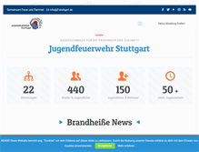 Tablet Screenshot of jugendfeuerwehr-stuttgart.de